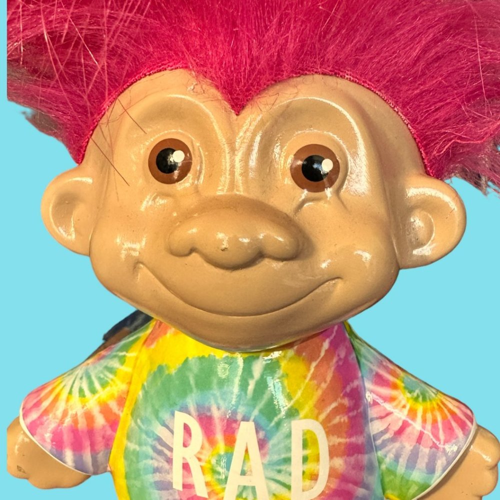 DREAMWORKS CERAMIC TROLL "RAD" COIN BANK